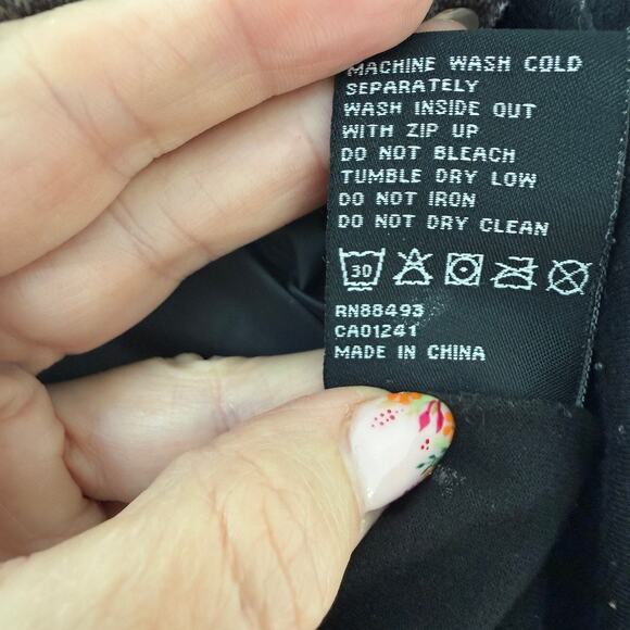 KYODAN Quilted Zip Front Performance Vest Gray Black Activewear Women S - Picture 6 of 6